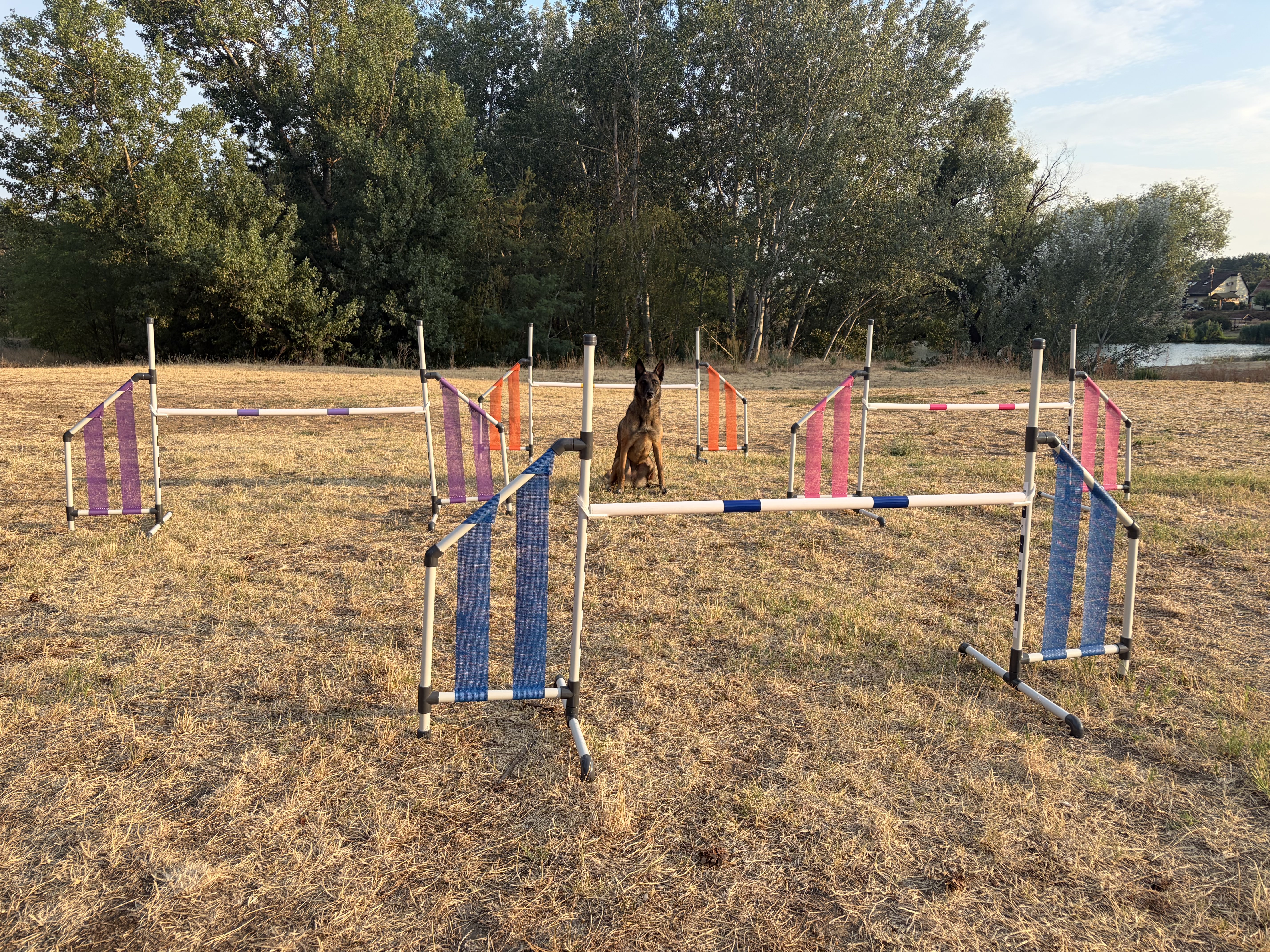 PVC Plastic jump with mesh