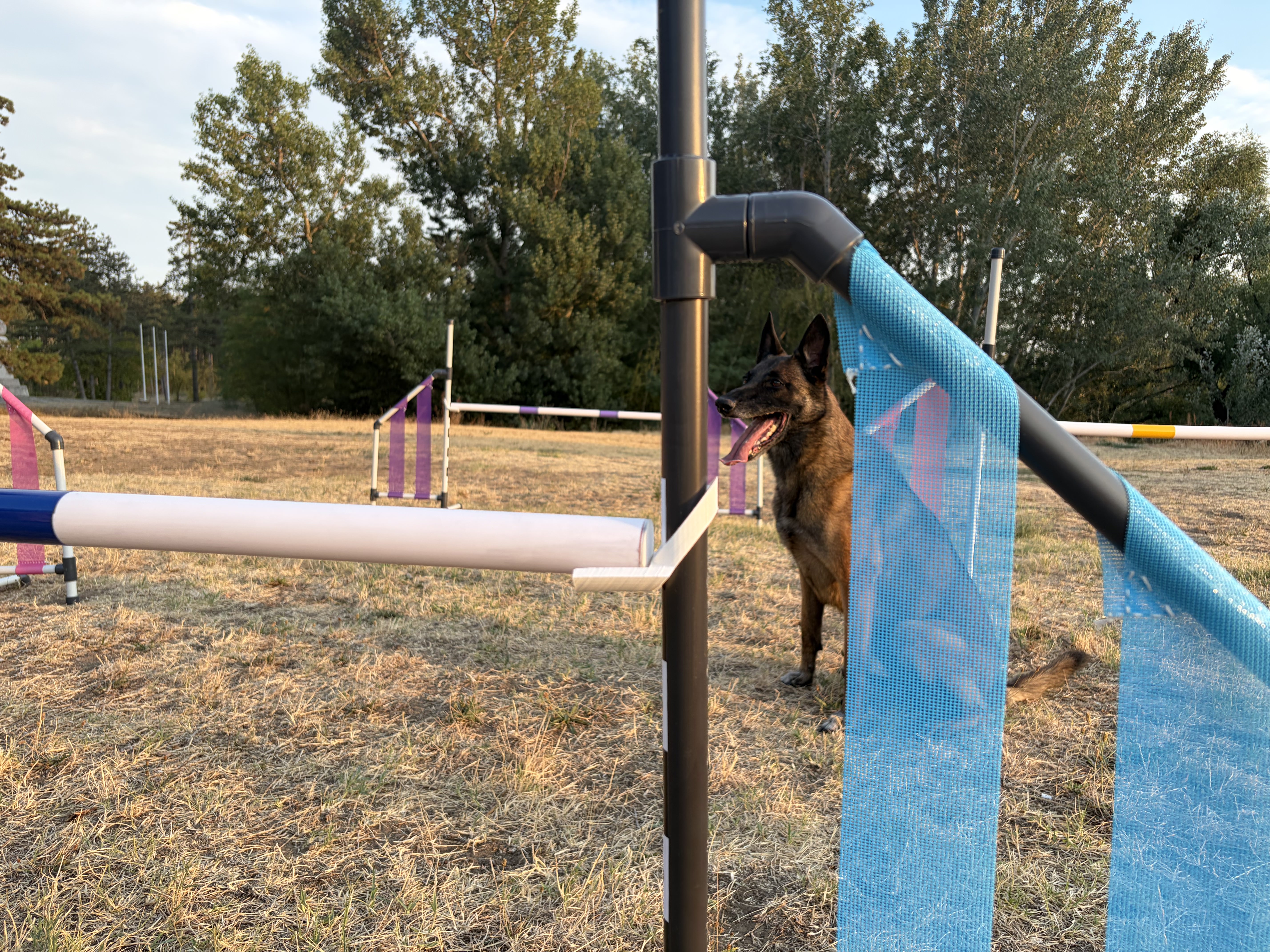PVC Plastic jump with mesh